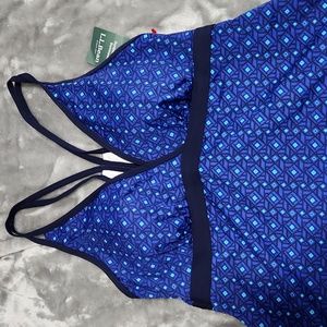 LL Bean sunblocking swimwear top